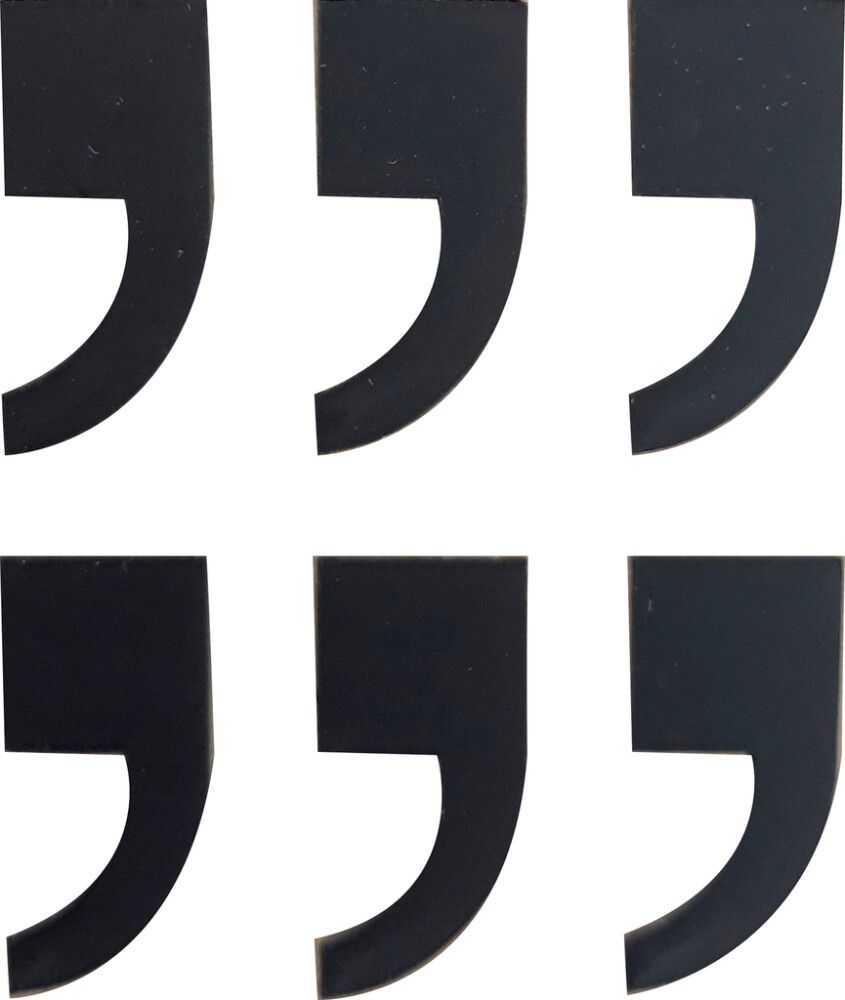 Merkki Wichelhaus HartPlastic Musta 50 mm Pilkku 6 kpl/pkt