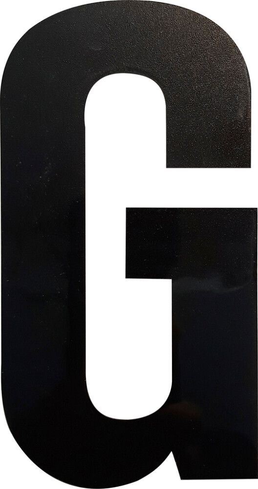 Kirjain Wichelhaus HartPlastic Musta 100 mm G