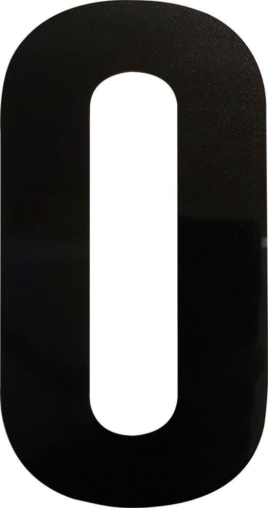 Kirjain Wichelhaus HartPlastic Musta 100 mm  O