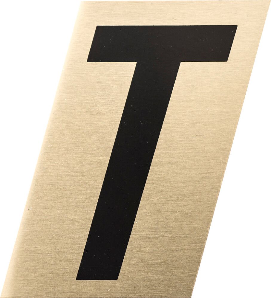 Kirjain Metl-Stik Kulta/Musta 1,5 cm T