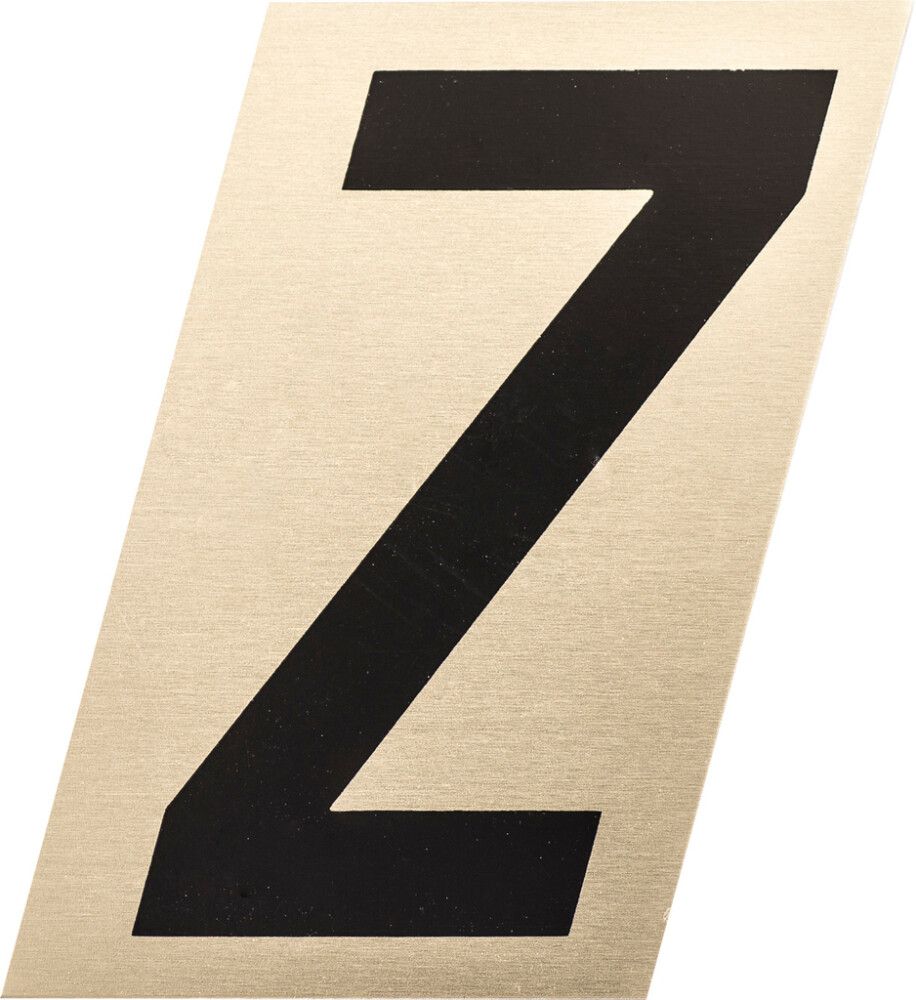 Kirjain Metl-Stik Kulta/Musta 1,5 cm Z