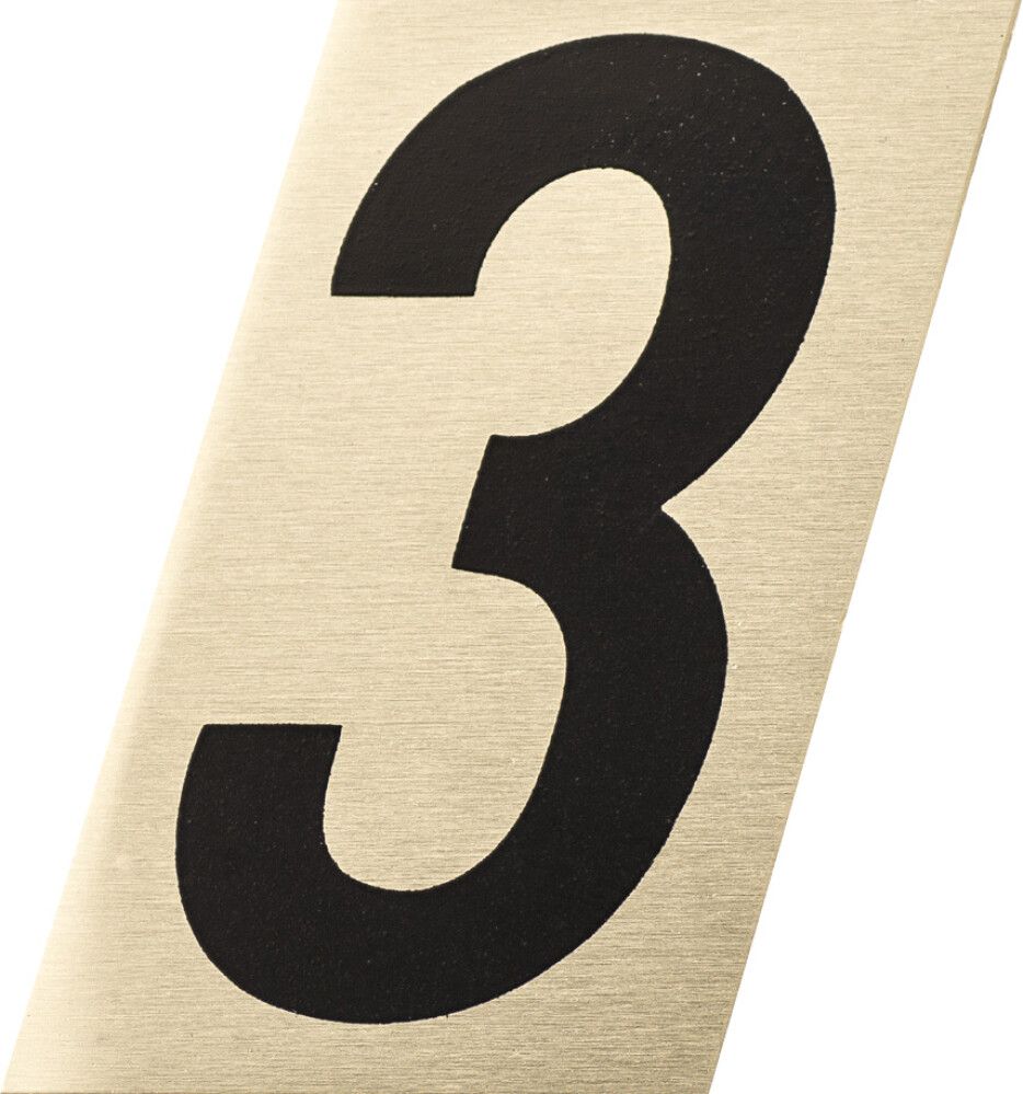 Numero Metl-Stik Kulta/Musta 1,5 cm 3