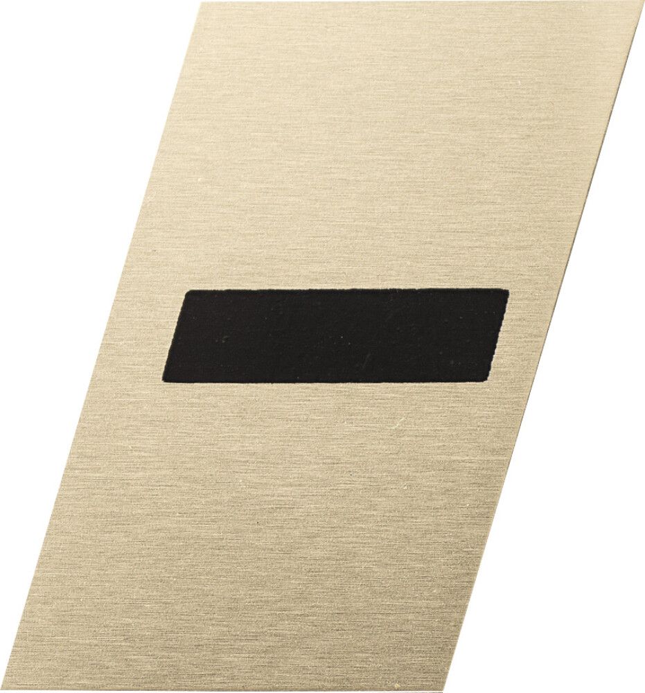 Merkki Metl-Stik Kulta/Musta 2,5 cm Viiva