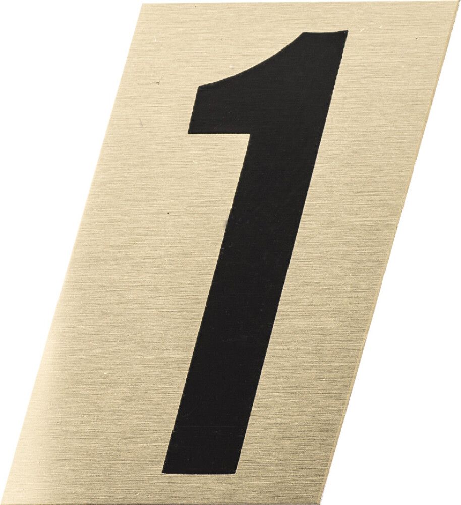 Numero Metl-Stik Kulta/Musta 2,5 cm 1