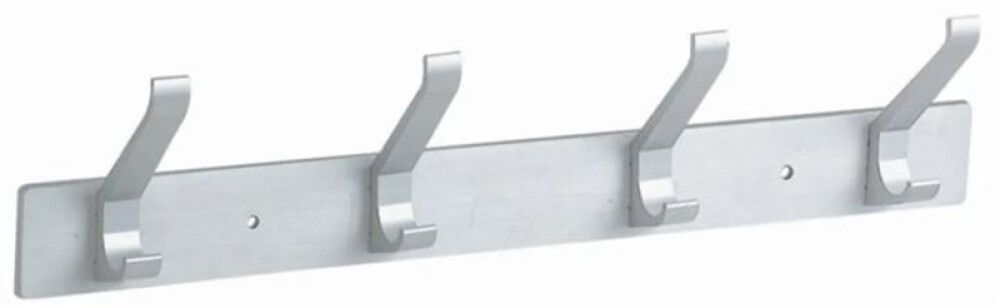 Seinänaulakko Walteco Alumiini 4 koukkua