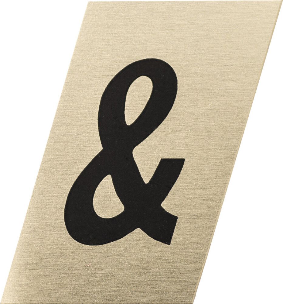 Merkki Metl-Stik Kulta/Musta 3,5 cm &