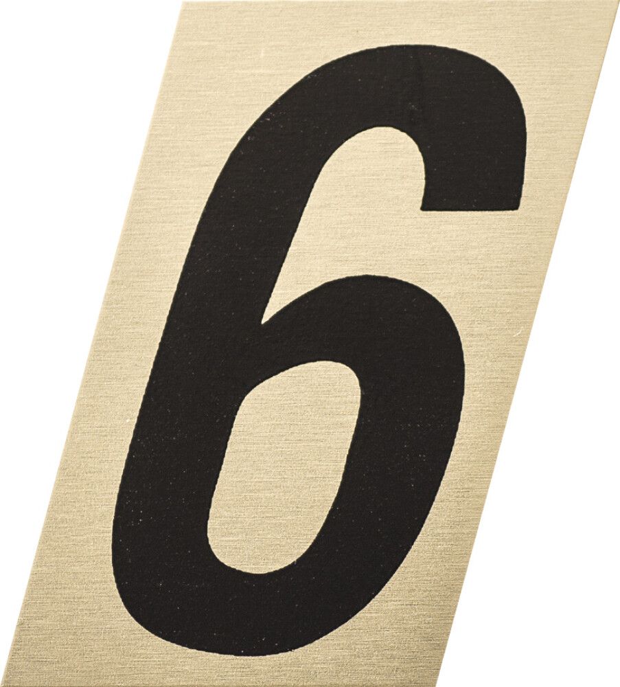 Numero Metl-Stik Kulta/Musta 6 cm 6