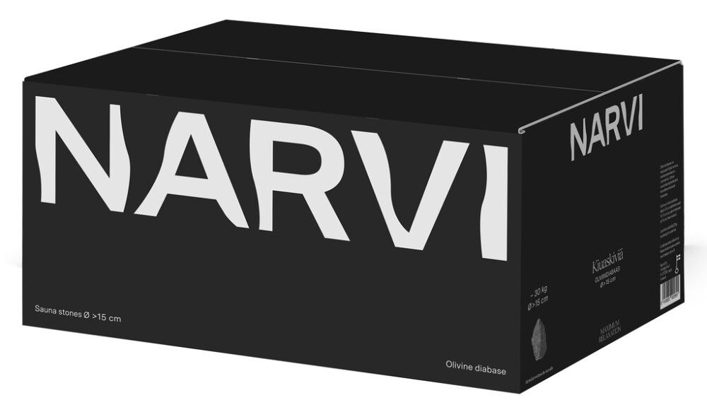 Kiuaskivet Narvi 30 kg Ø yli 15 cm