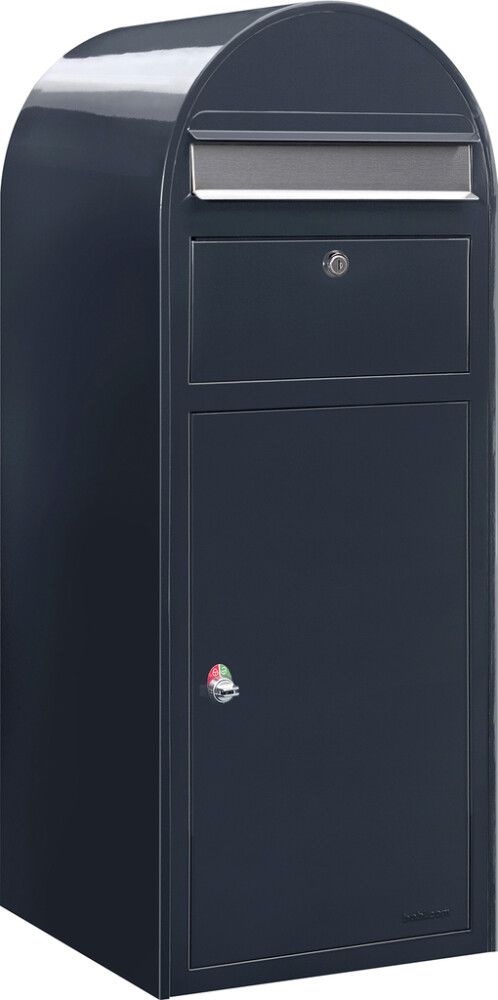 Posti- ja pakettilaatikko Bobi Cargo Antrasiitti