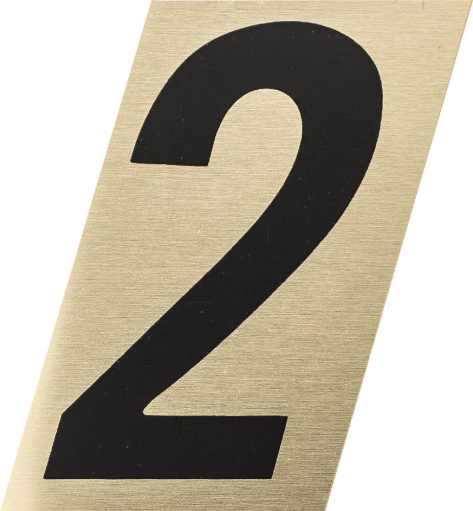 Numero Metl-Stik Kulta/Musta 9 cm 2