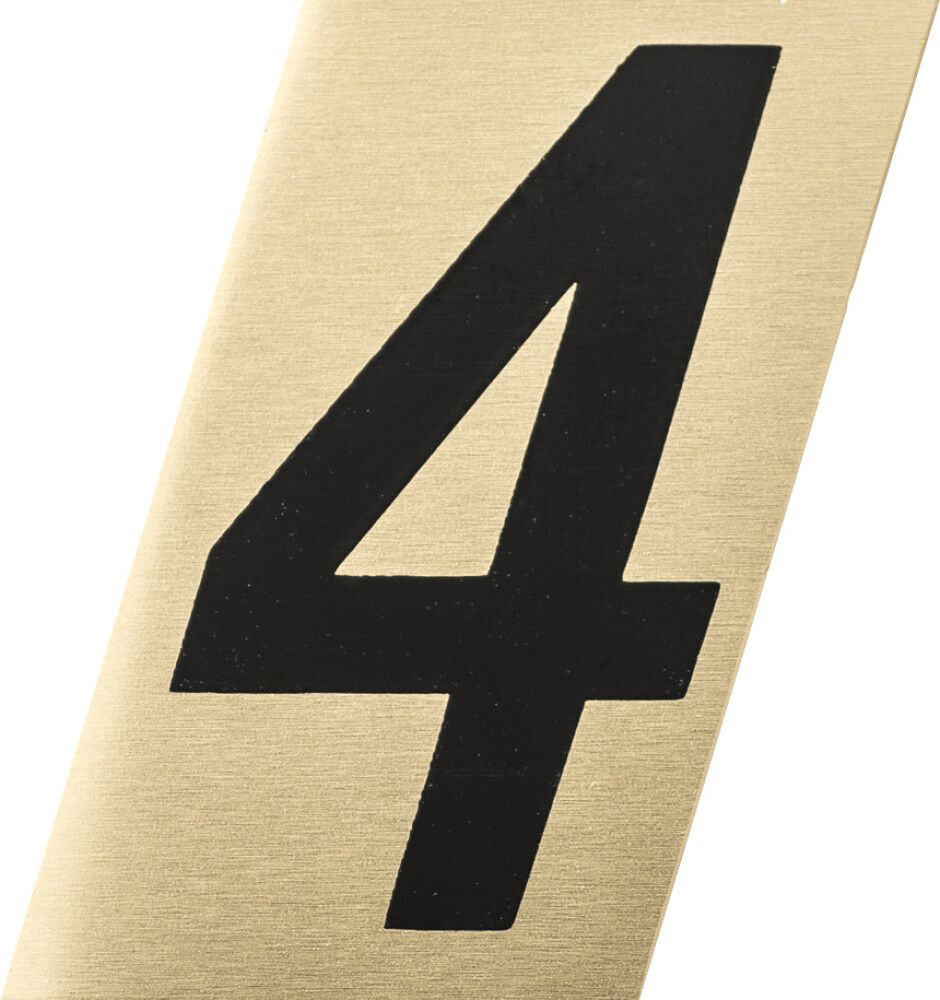 Numero Metl-Stik Kulta/Musta 9 cm 4