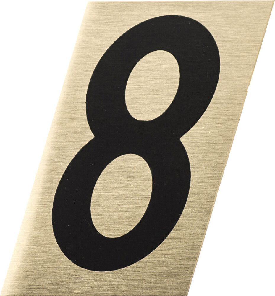 Numero Metl-Stik Kulta/Musta 9 cm 8