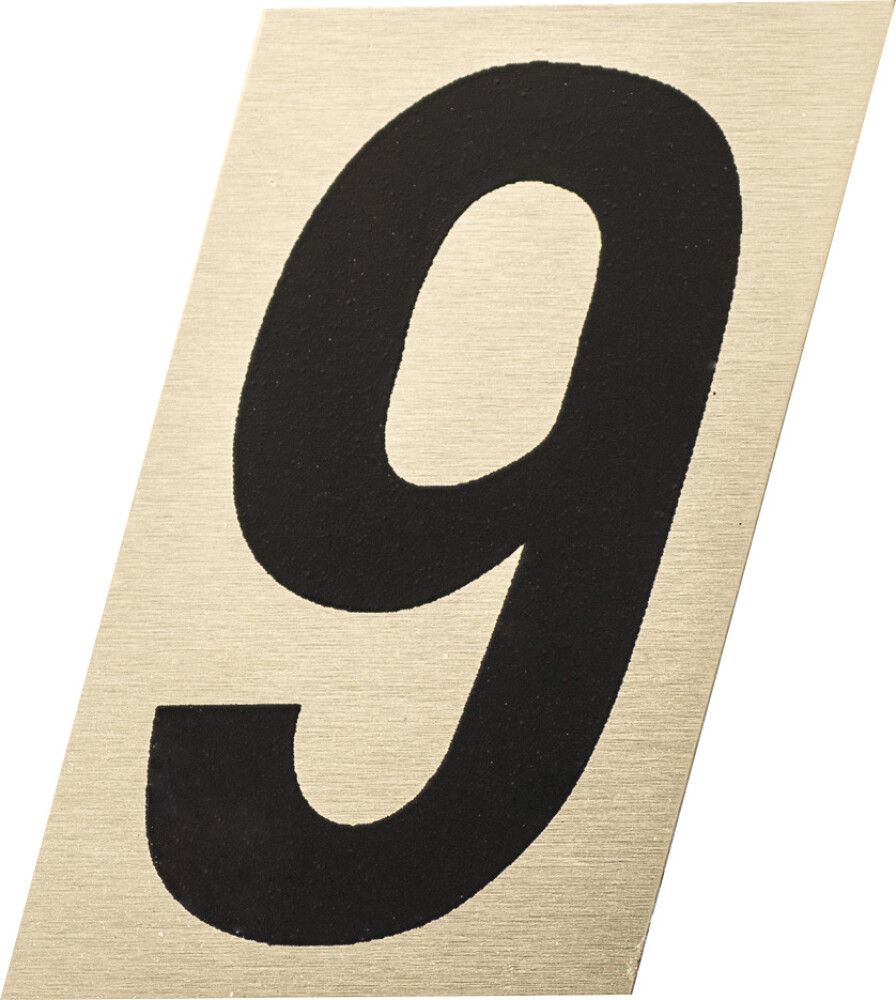 Numero Metl-Stik Kulta/Musta 9 cm 9