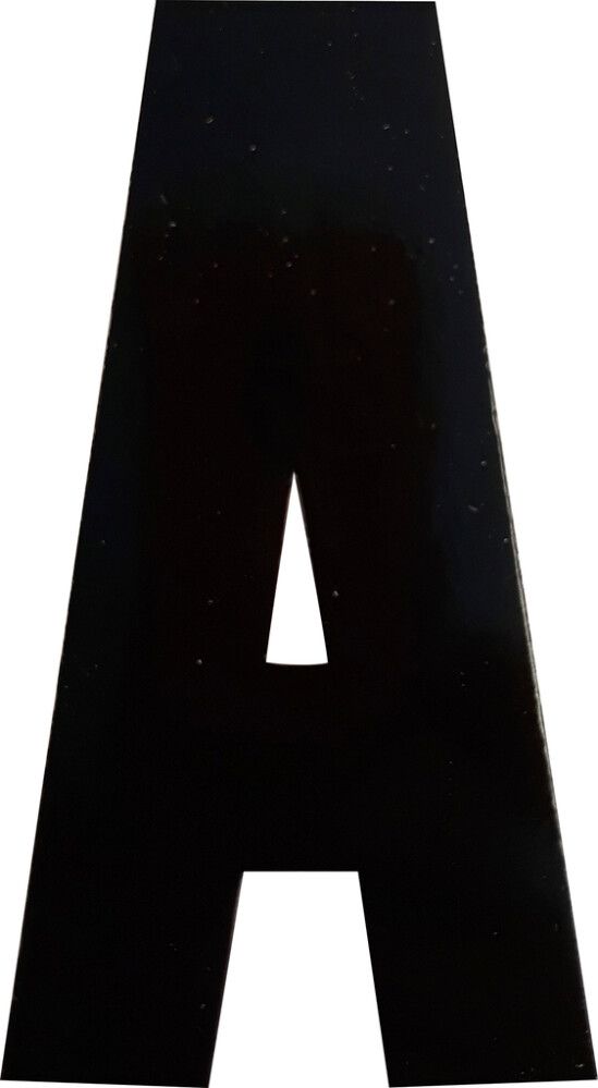 Kirjain Klassen Musta 8,3 cm A