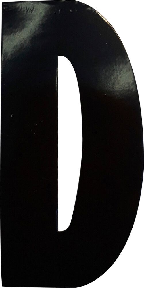 Kirjain Klassen Musta 8,3 cm D