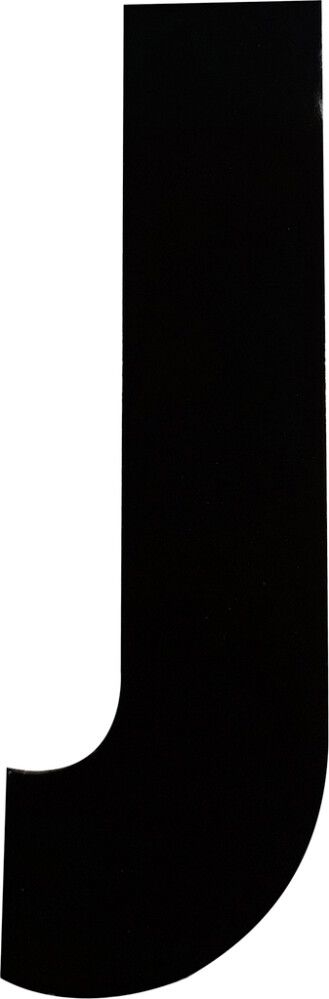 Kirjain Klassen Musta 8,3 cm J