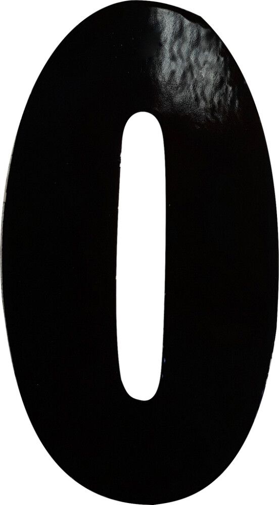 Kirjain Klassen Musta 8,3 cm O