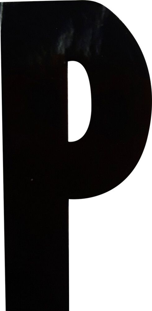 Kirjain Klassen Musta 8,3 cm P