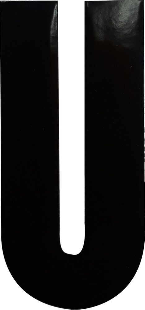 Kirjain Klassen Musta 8,3 cm U