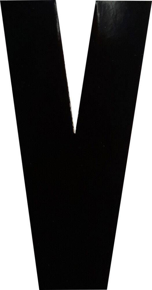 Kirjain Klassen Musta 8,3 cm V