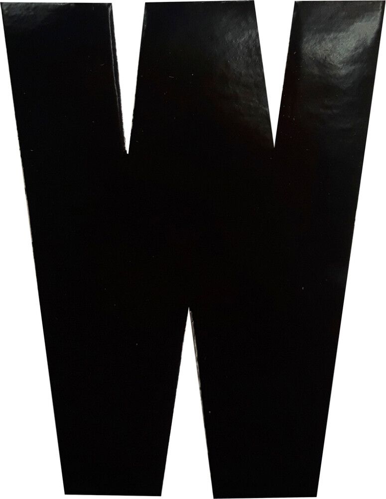 Kirjain Klassen Musta 8,3 cm W