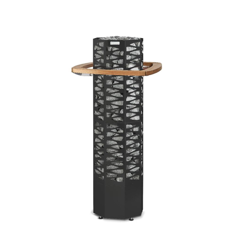 Sähkökiuas Narvi Smooth musta 6,8