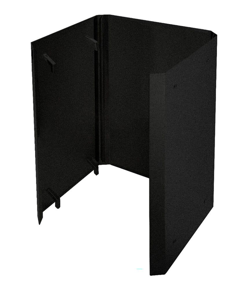 Suojaseinäsarja Narvi Kuru 14 / Kuru 20 Musta 55,5 x 70 cm