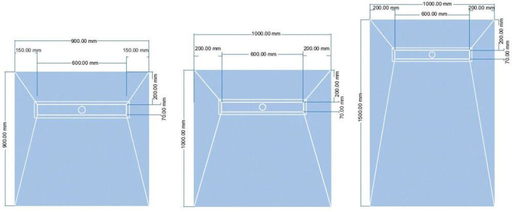 Suihkuallas + lineaarinen lattiakaivo Tycroc STL150 1500 x 1000 x 30 mm