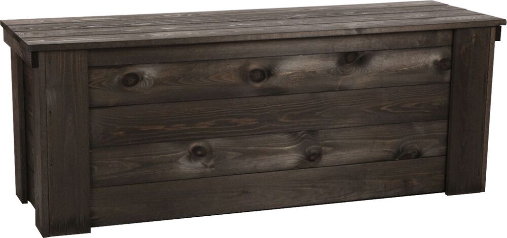 Puuarkku grafiitinharmaa 45 x 40 x 120 cm