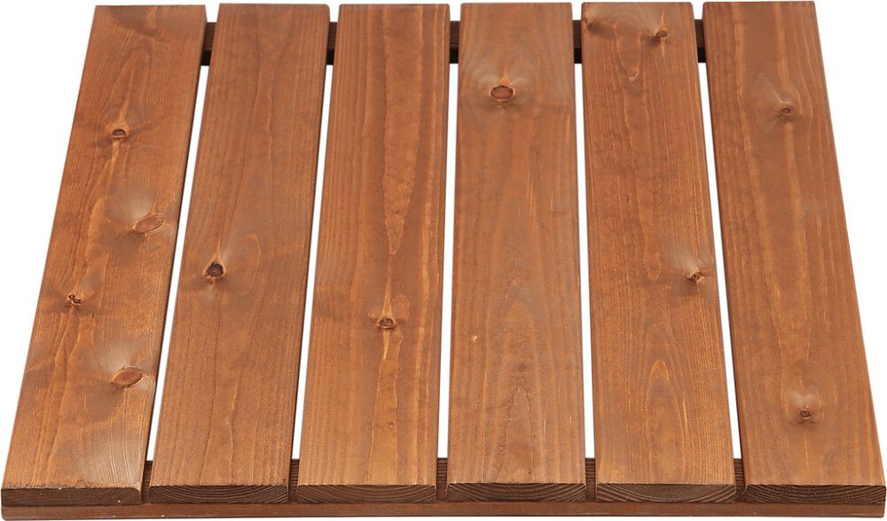 Puulaatta 60 x 60 cm ruskea sileä