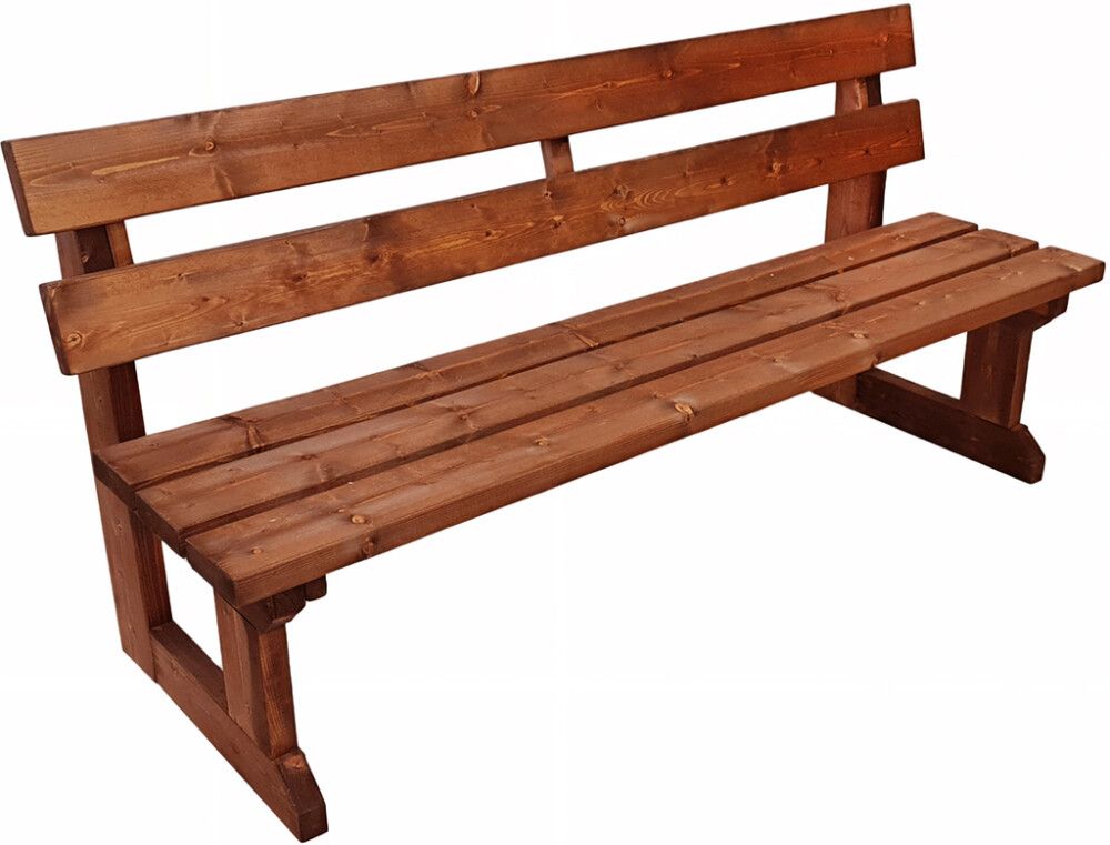 Penkki Jämäkkä 82 x 170 x 51 cm ruskea