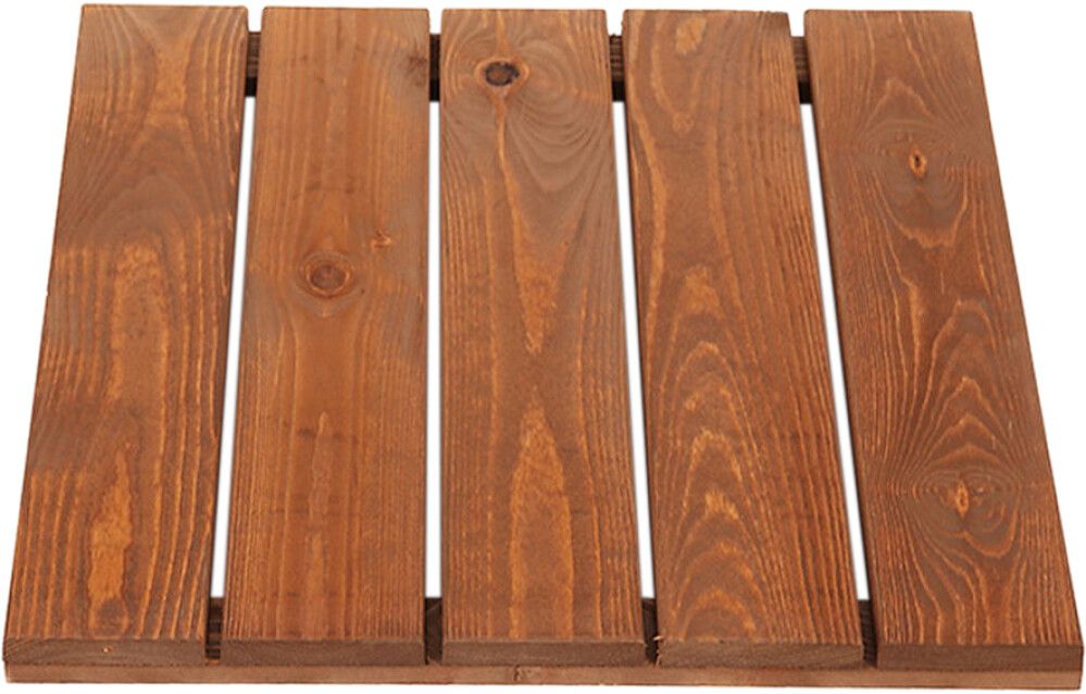 Puulaatta 50 x 50 cm ruskea sileä