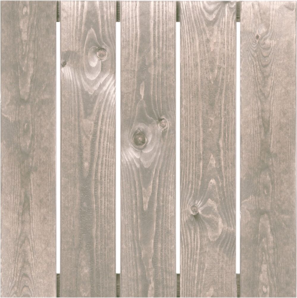 Puulaatta 50 x 50 cm vaaleanharmaa