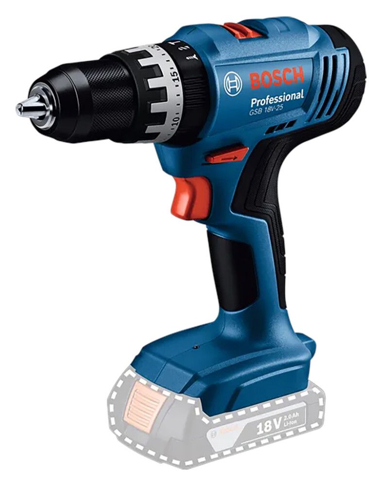 Akkukonesarja Bosch GSB 18V-25 + GBH 18V-18 Professional