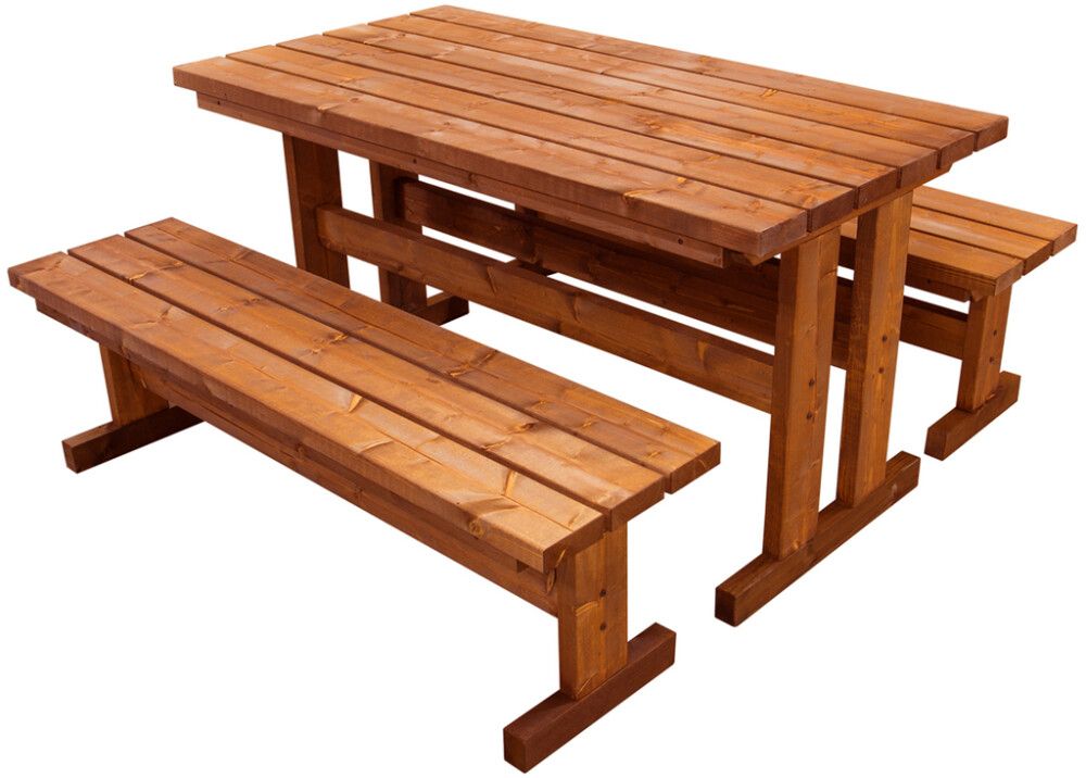 Pihakalusteryhmä Jämerä 150 x 150 x 75 cm ruskea