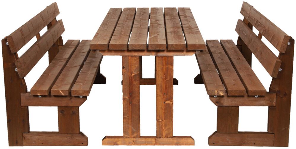 Pihakalusteryhmä Jämäkkä 170 x 170 x 74 cm ruskea