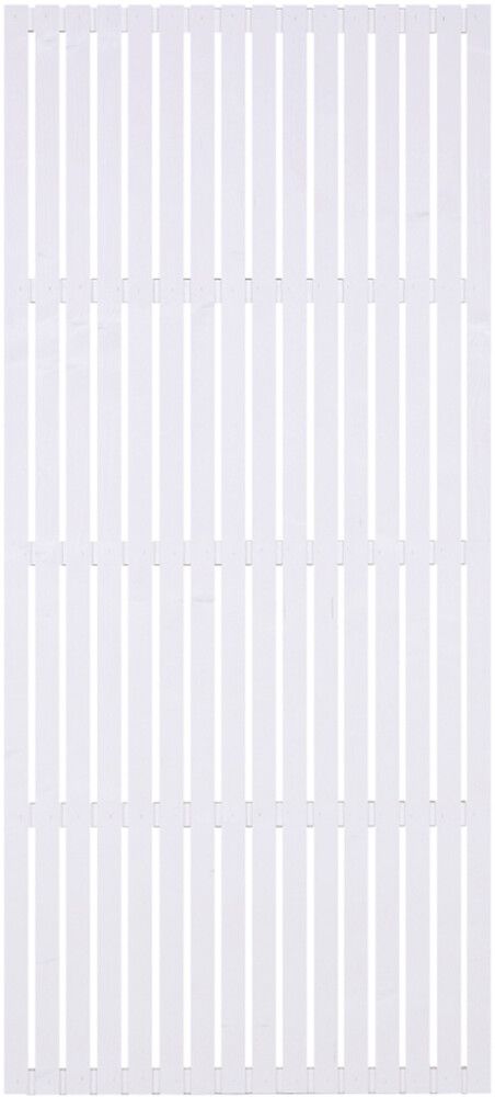 Näkösuojaritilä 179 x 80 x 2 cm valkoinen