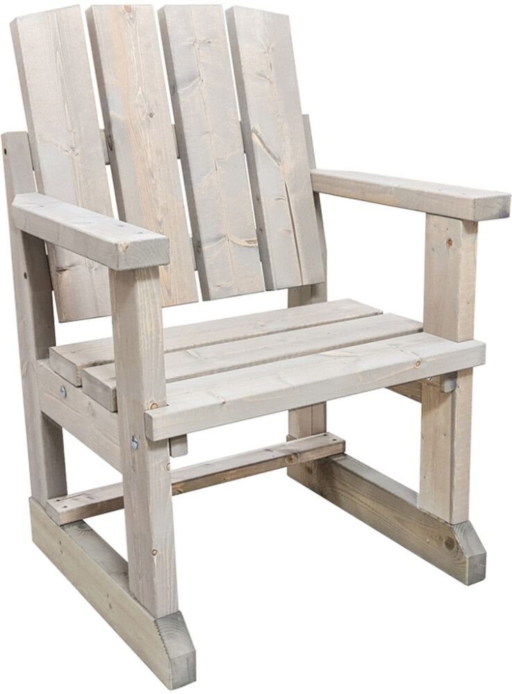 Tuoli Jämäkkä 61 x 71 x 113 cm vaaleanharmaa