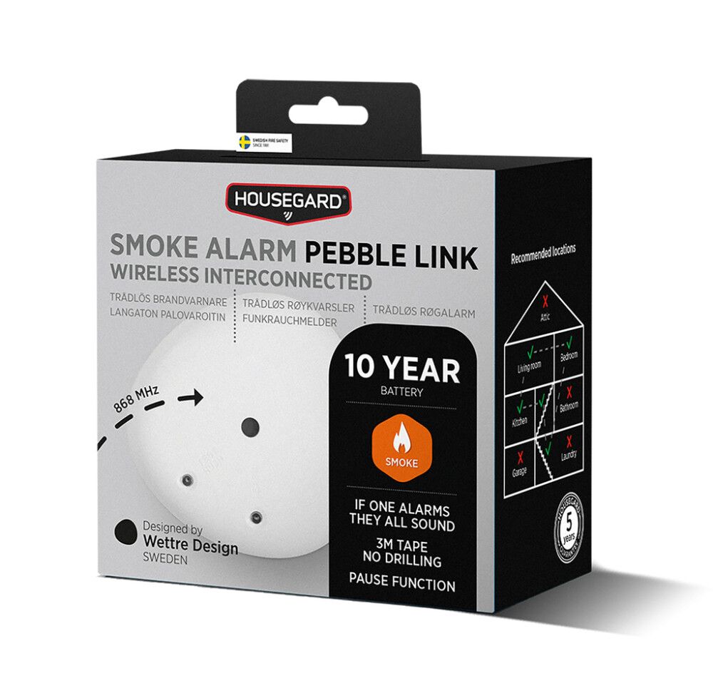 Palovaroitin Housegard Pebble Link 1-p