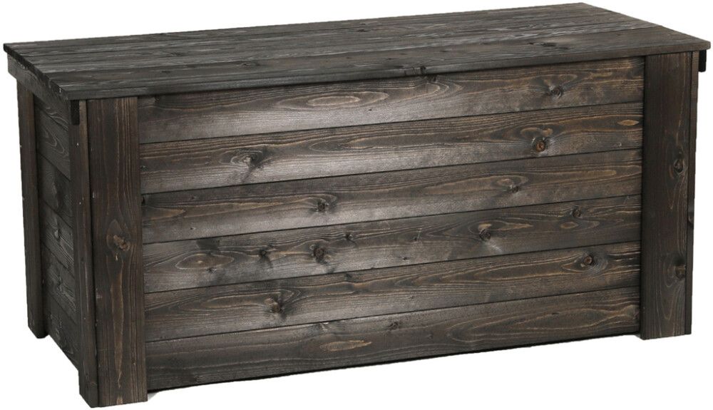 Puuarkku 57 x 61 x 130 cm grafiitinharmaa