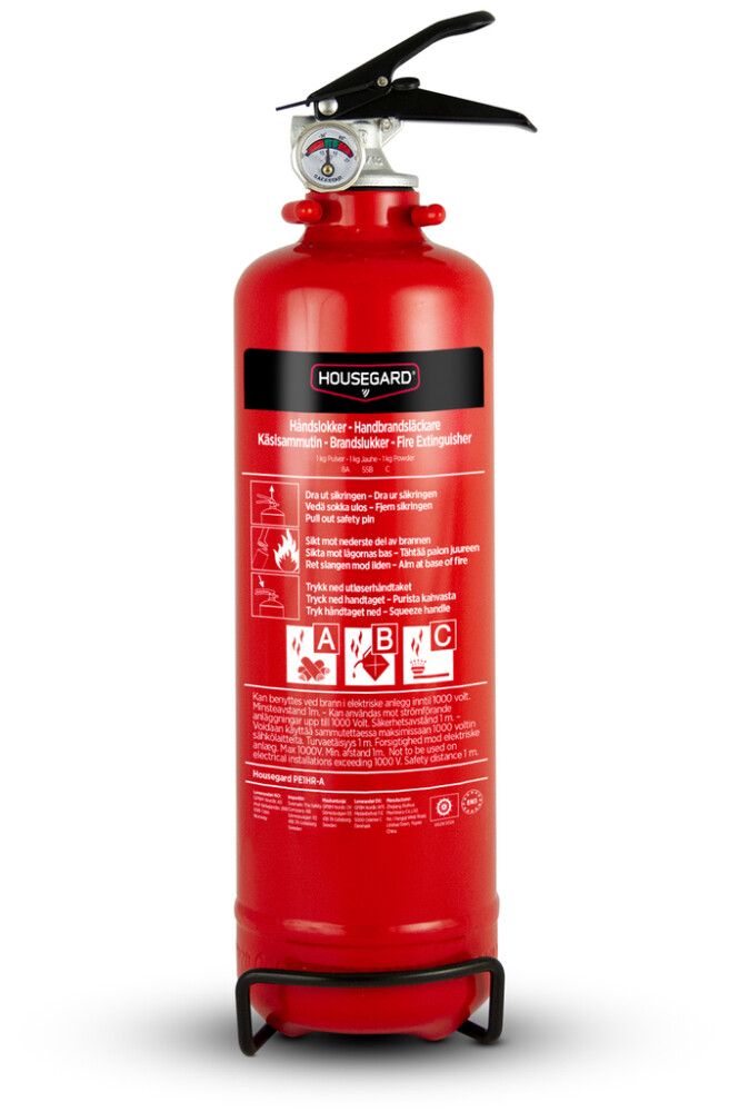 Jauhesammutin Housegard 1 kg PE1HR-A