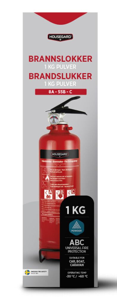 Jauhesammutin Housegard 1 kg PE1HR-A