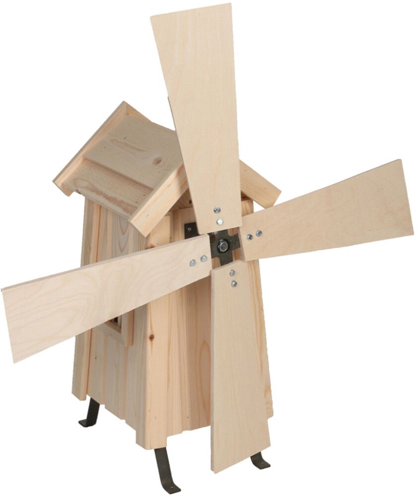 Tuulimylly 69 x 30 x 32 cm puuvalmis