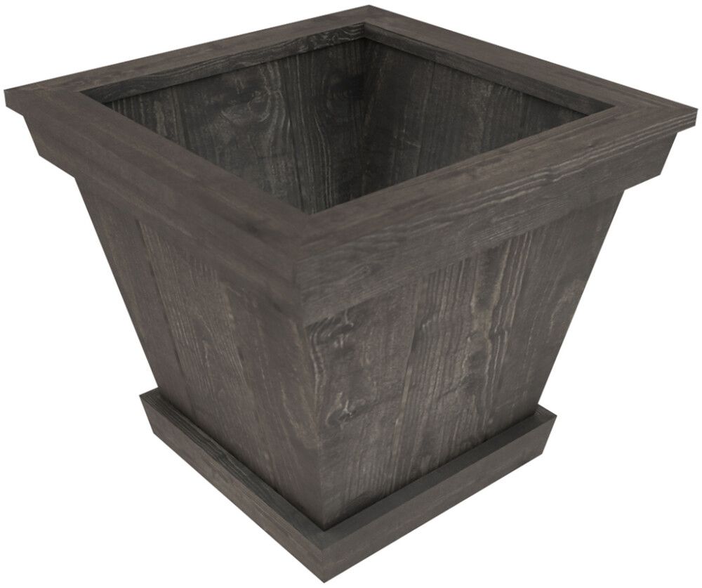 Kartioruukku 40 x 40 cm grafiitinharmaa