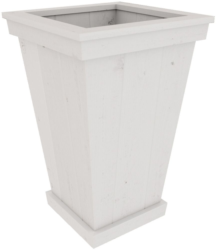 Kartioruukku 40 x 60 cm valkoinen