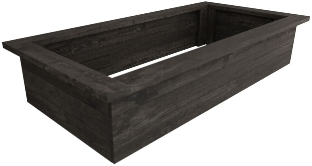 Kasvatuslaatikko 160 x 80 x 32 cm grafiitinharmaa