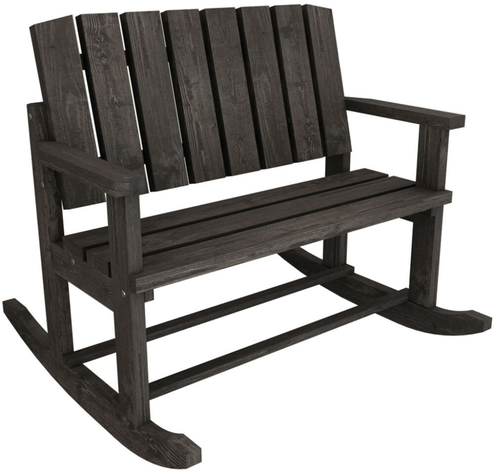 Keinupenkki Jämäkkä 116 x 131 x 113 cm grafiitinharmaa