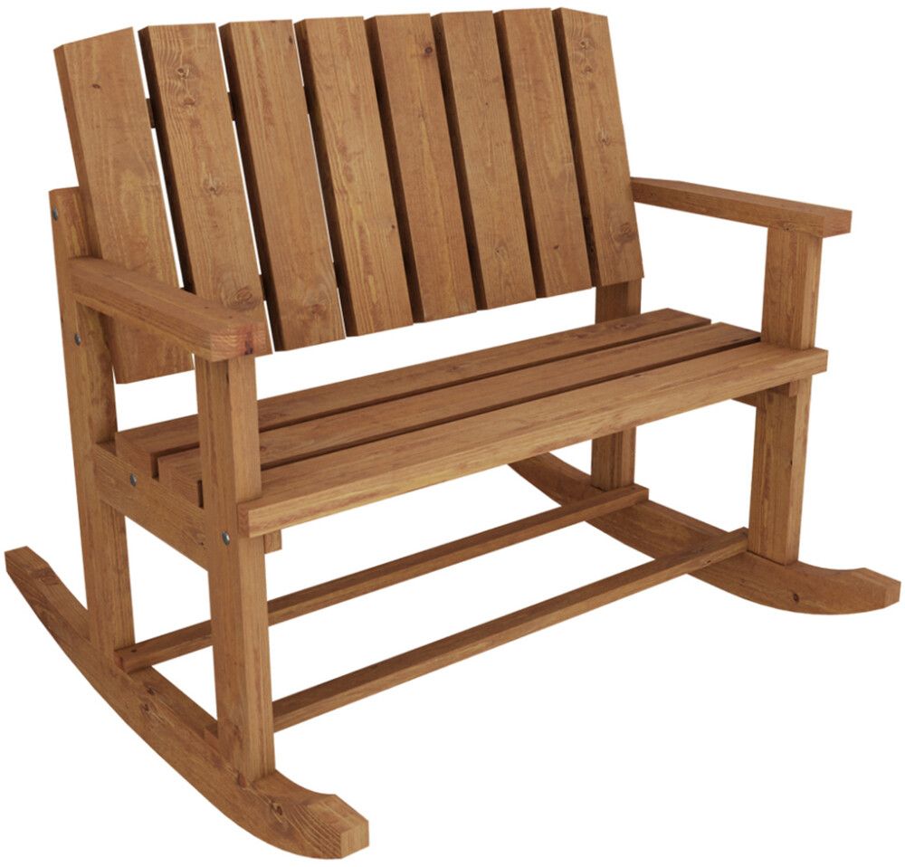 Keinupenkki Jämäkkä 116 x 131 x 113 cm ruskea