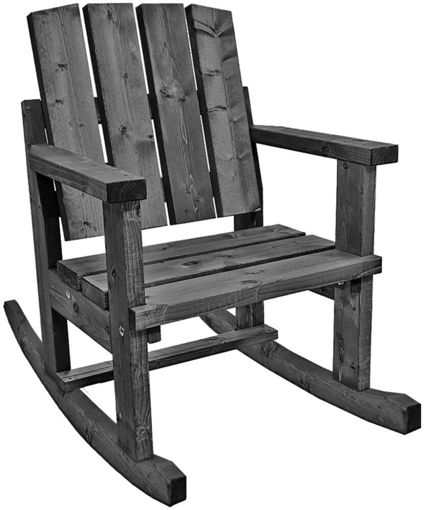 Keinutuoli Jämäkkä 116 x 71 x 113 cm tummanharmaa