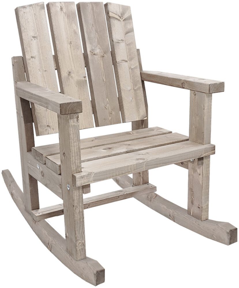 Keinutuoli Jämäkkä 116 x 71 x 113 cm vaaleanharmaa